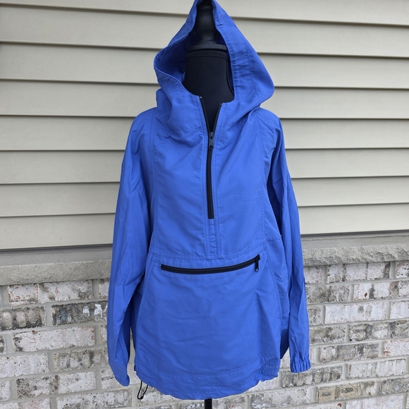 L.L. Bean Jackets & Blazers - L.L. Bean Women's Bright Blue Hooded Jacket